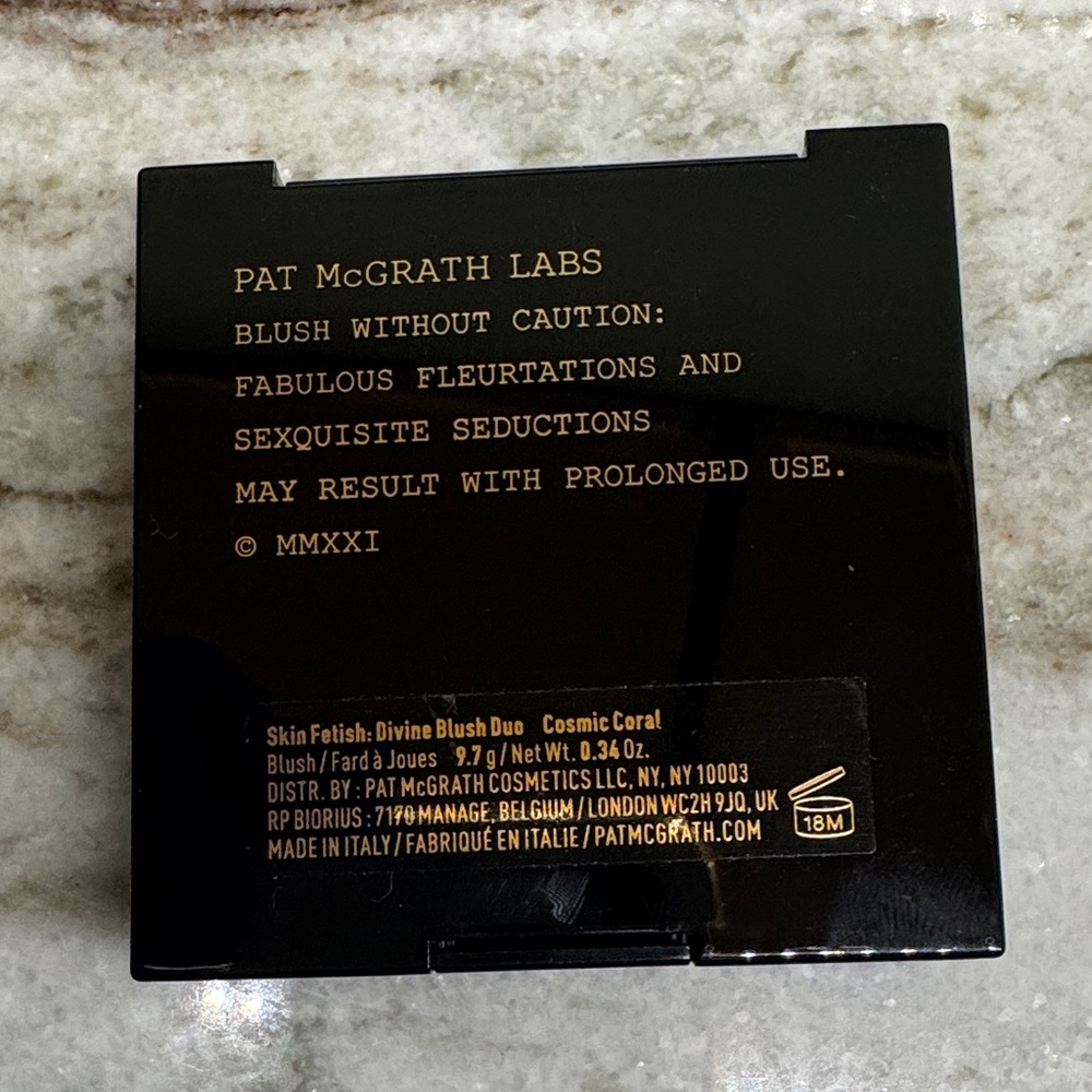 Cosmic Coral Pat Mcgrath labs divine blush duo Full size 0.34 Oz - Picture 4 of 4